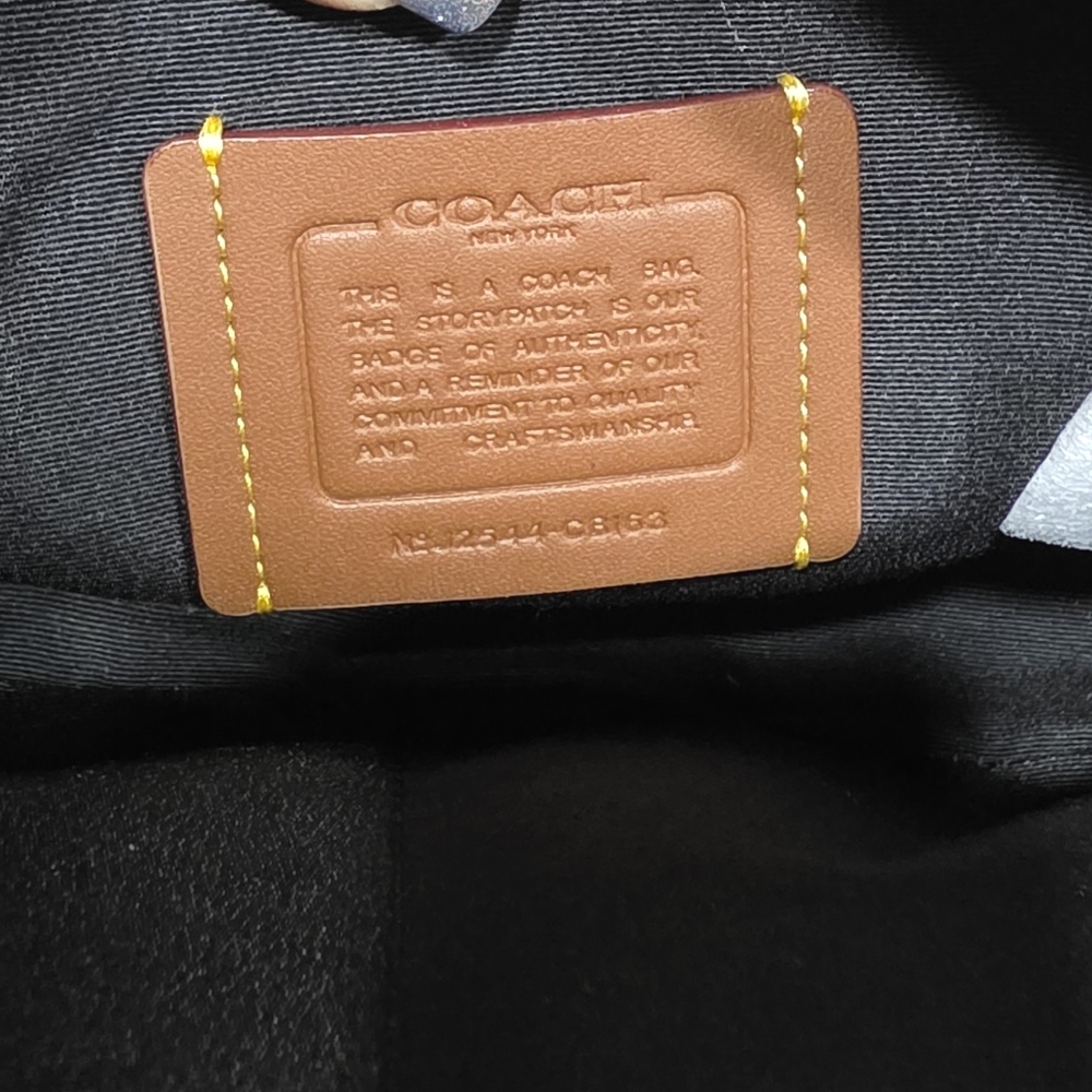 NWT COACH Olive Green Leather Crossbody Bag - Picture 8 of 12